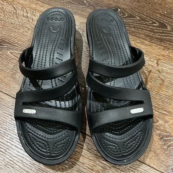 CROCS | Shoes | Crocs Sandals Black Size | Poshmark display picture 1